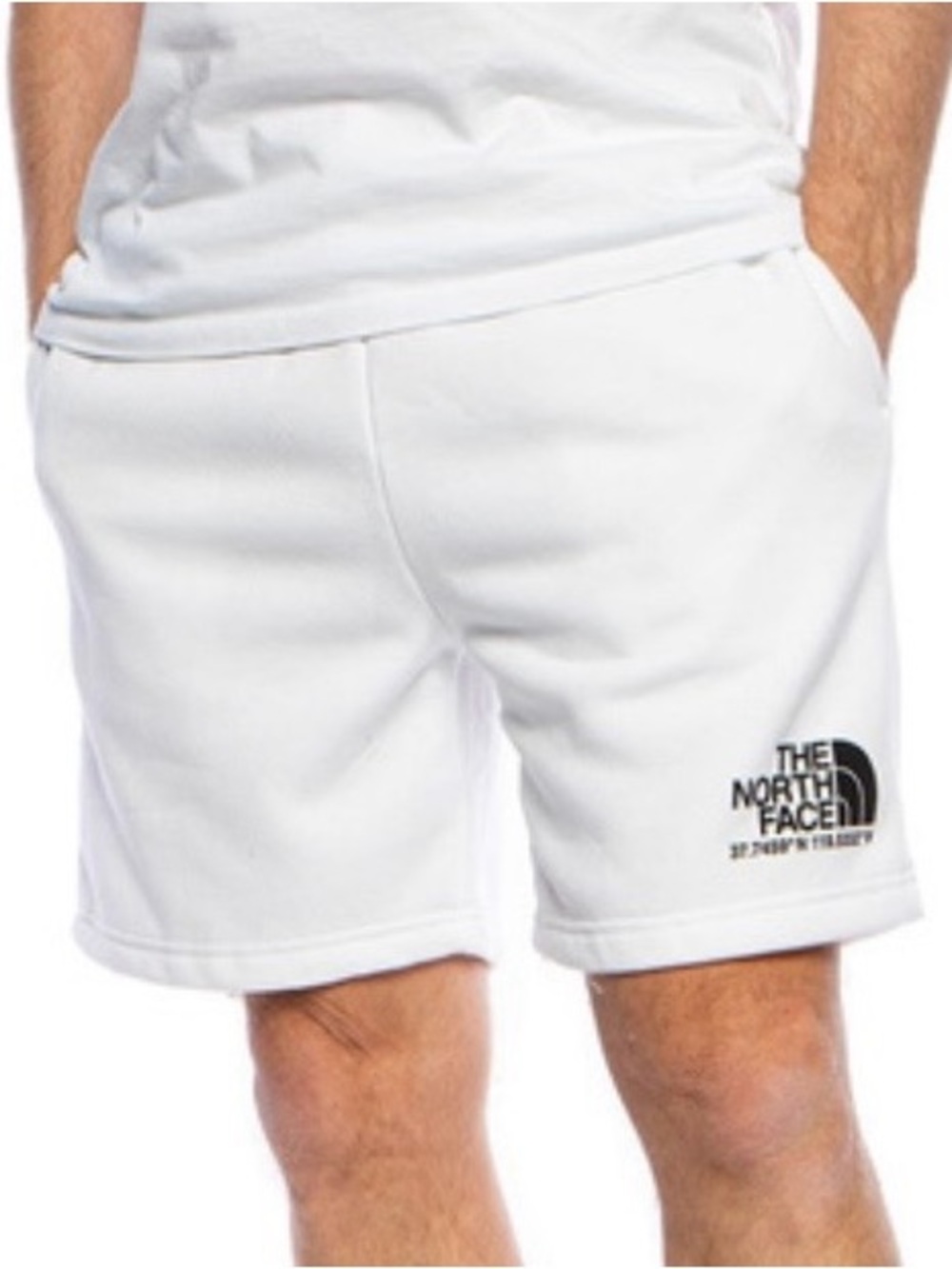 The North Face White Logo Shorts | XL